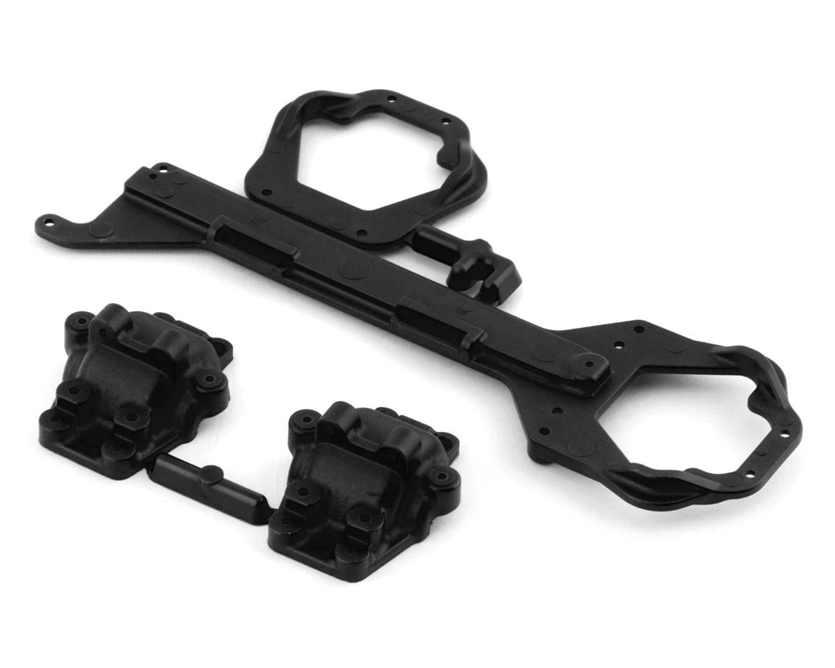 Black Front/Rear Chassis and Differential Covers (2) for LaTrax Teton/Rally (RPM70792)