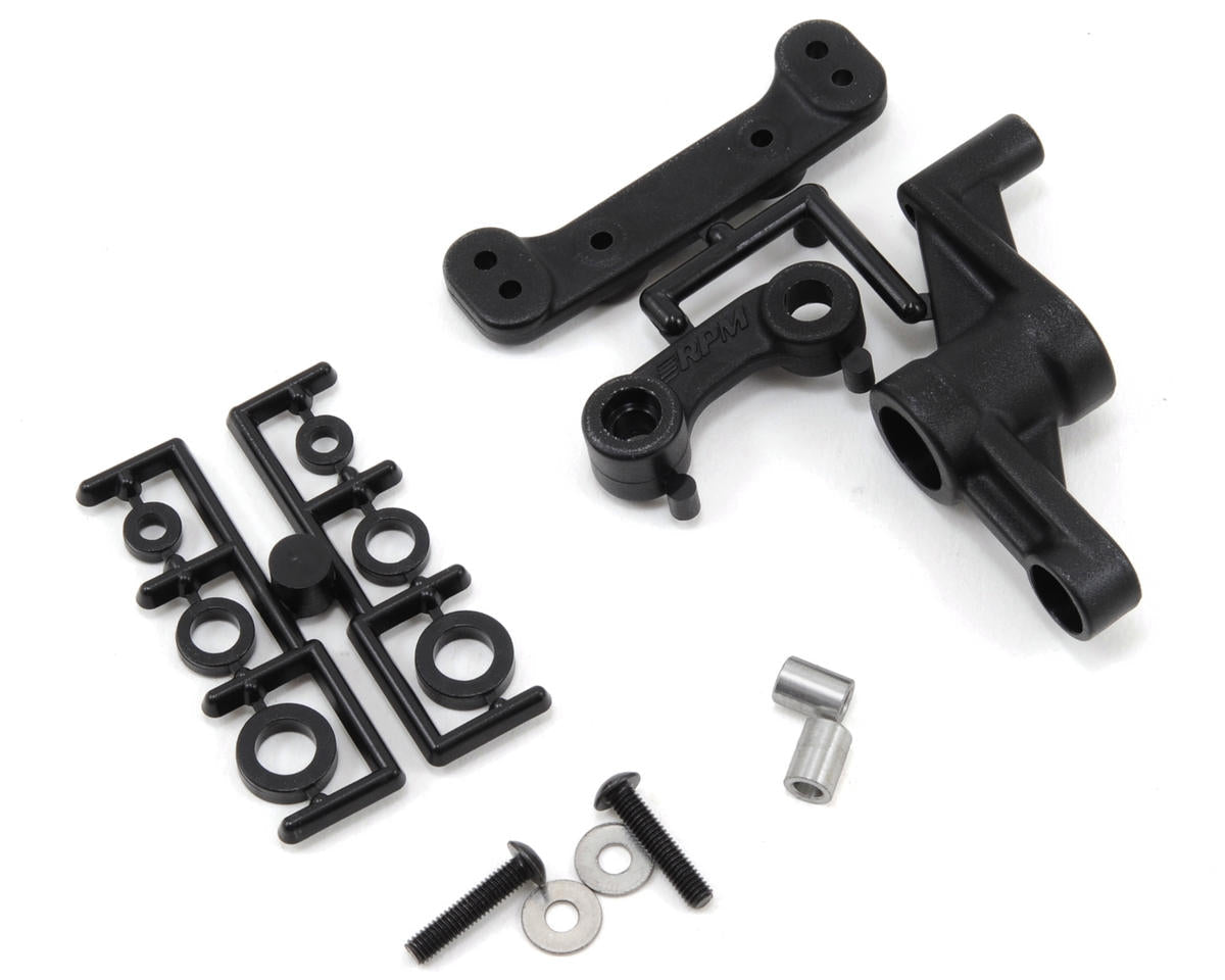 Black ECX 2wd Servo Saver Eliminator Bellcrank for Boost/Circuit/Ruckus/Torment (RPM73492)