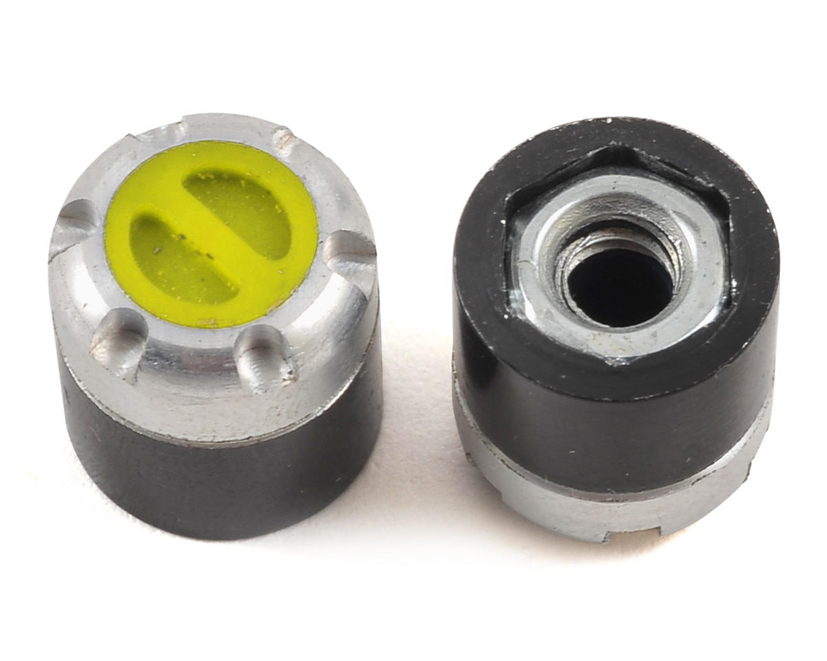 Aluminum Scale Locking Hubs Yellow for 1/10 Rock Crawler (2) (SSD00014)