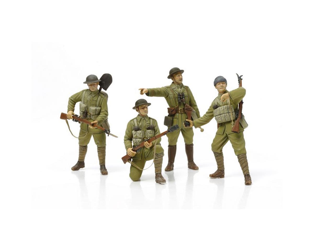1/35 WWI British Infantry with Small Arms and ICM Equipment Plastic Model Kit (TAM32409)
