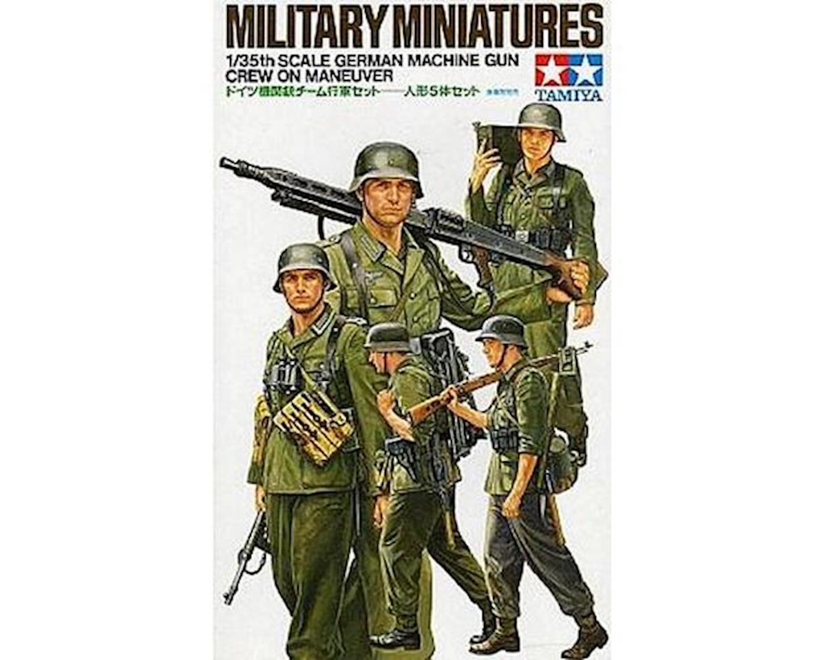 1/35 German Machine Gun Crew Figures (5) Plastic Model Kit (TAM35184)
