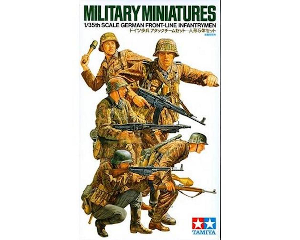 1/35 German Front-Line Infantrymen Figures (5) Plastic Model Kit (TAM35196)