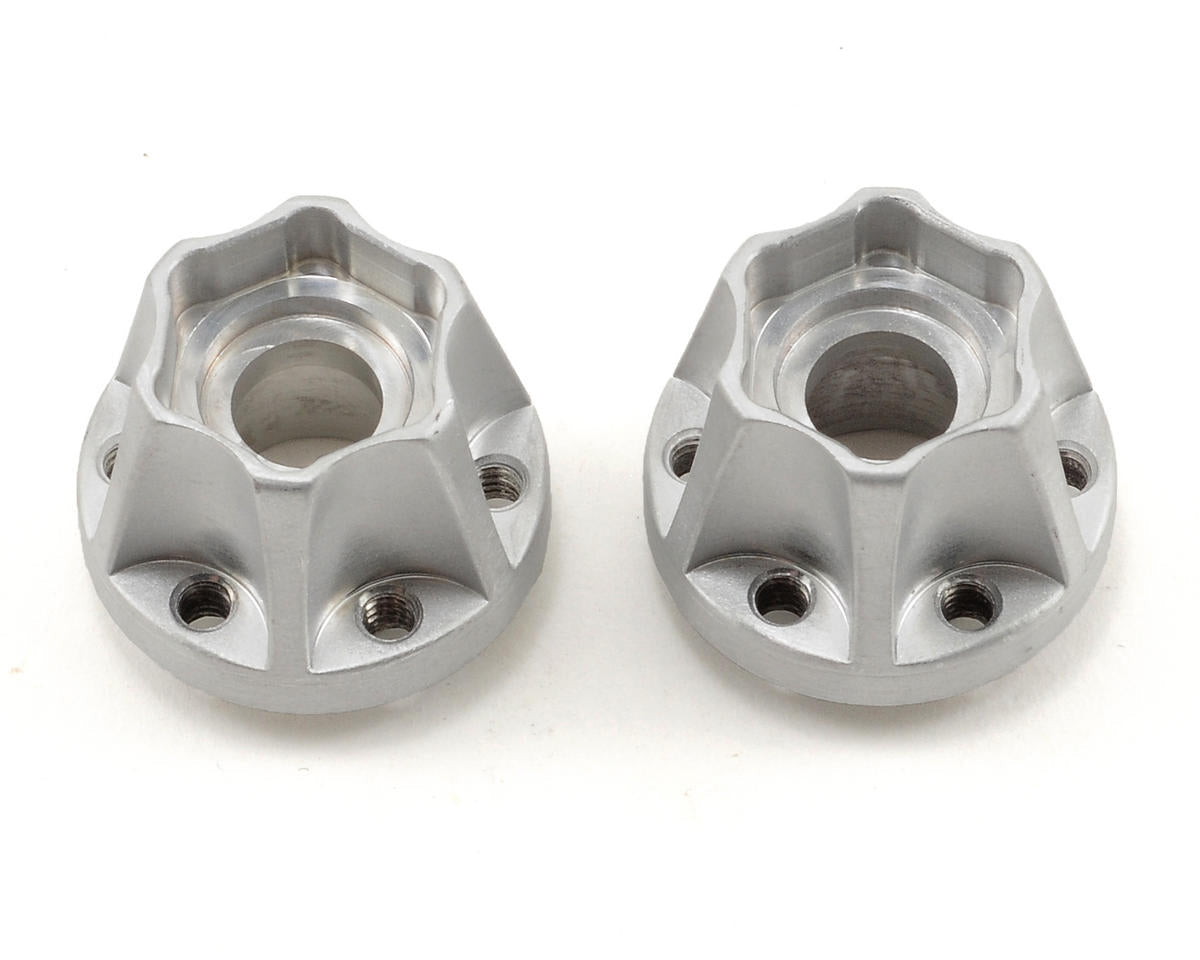 Aluminum SLW 600 Hex Hubs 0.6" Width Silver for 1/10 Rock Crawler (2) (VPS01039)