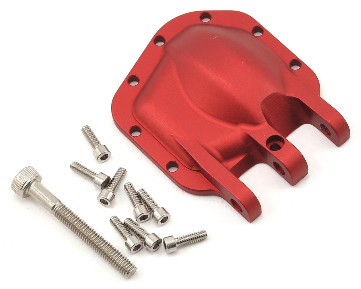 Aluminum Currie Rockjock Differential Cover Red for SCX10 II (VPS06655)