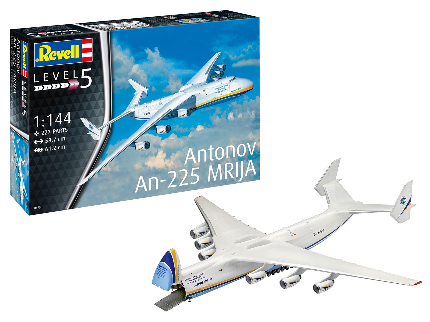 1/144 An225 Mrija Military Cargo Aircraft (RVL4958)