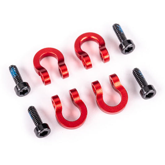 BUMPER D-RINGS ALUM RED (TRA9734R)