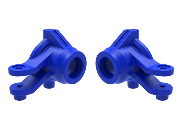 Steering Blocks Blue for Mini Maxx (TRA10736-BLUE)