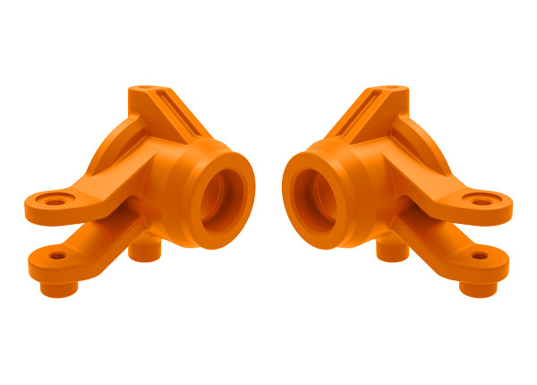 Steering Blocks Orange for Mini Maxx (TRA10736-ORNG)