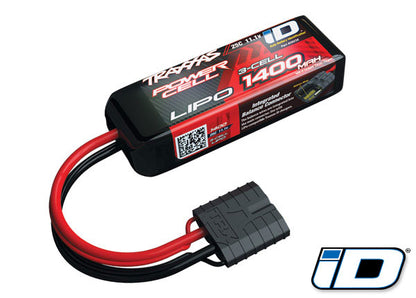 1400mAh 11.1V 25C 3S Power Cell LiPo Battery Pack with Traxxas ID Plug (TRA2823X)