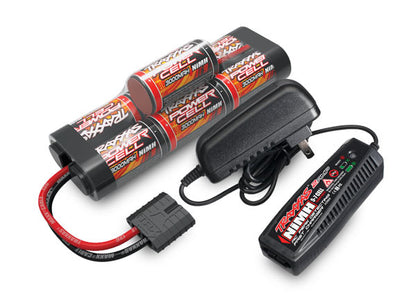 3000mAh 7-Cell Hump NiMh Battery with 2A AC Charger Completer Pack (TRA2984)