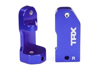 Aluminum Caster Blocks 30-Degree Blue for Drag Slash/Nitro Slash/Rustler/Slash/Stampede (2) (TRA3632A)