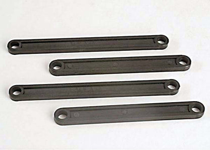 Front and Rear Plastic Camber Link Set Black for Rustler/Stampede (TRA3641)