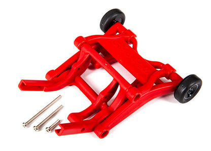 Wheelie Bar Mount Red with Hardware for Bandit/Rustler/Slash/Stampede (TRA3678R)