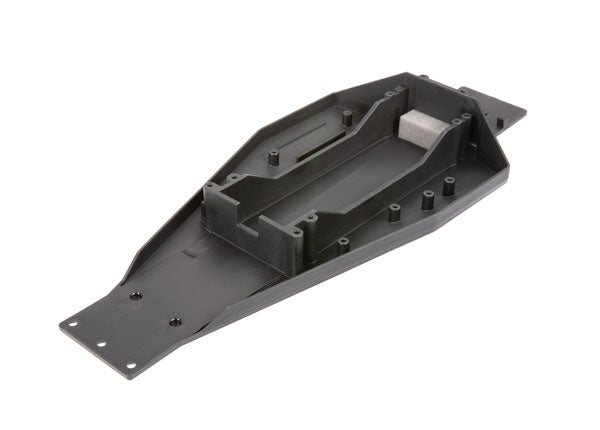 Lower Chassis Lower Chassis Black with 166mm Battery Compartment for Bandit/Rustler (TRA3728)