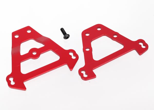 Aluminum Front and Rear Bulkhead Tie Bar Red for E-Revo 2.0/Revo/Summit (TRA5323R)