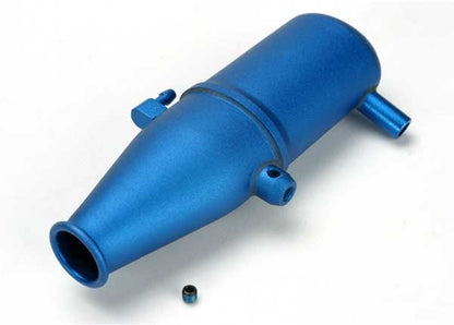 Aluminum Dual Chamber Tuned Pipe Blue for Revo (TRA5342)
