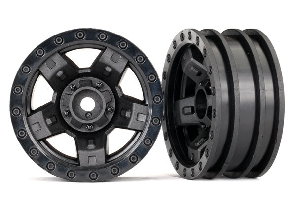 Sport 1.9" Black Wheels for TRX-4 (2) (TRA8178)