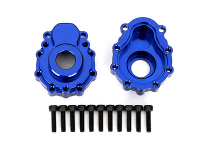 Aluminum Outer Portal Drive Housing Blue for TRX-4 (2) (TRA8251X)