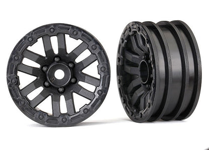 Split Spoke 1.9" Black Wheels for TRX-4 (2) (TRA8271)