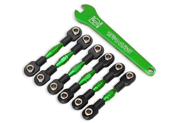 Aluminum Turnbuckles Green for 4-Tec 2.0/3.0 (TRA8341G)