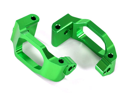 Aluminum Caster Blocks Green for Maxx (2) (TRA8932G)