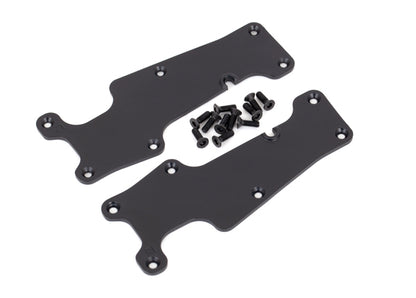 Front Suspension Arm Covers Black for Sledge (2) (TRA9633)