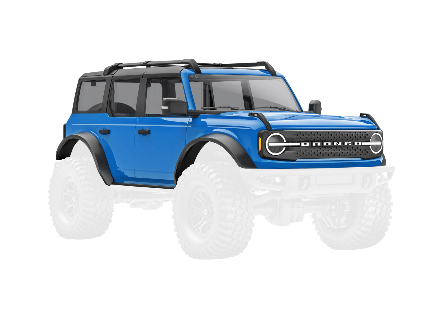 Body, Ford Bronco, complete, blu (TRA9711BLUE)