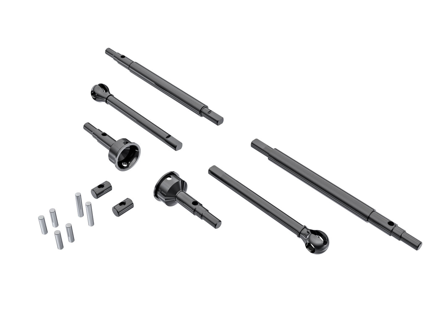 Front and Rear CV Axle Shaft Set for TRX-4M (TRA9756)