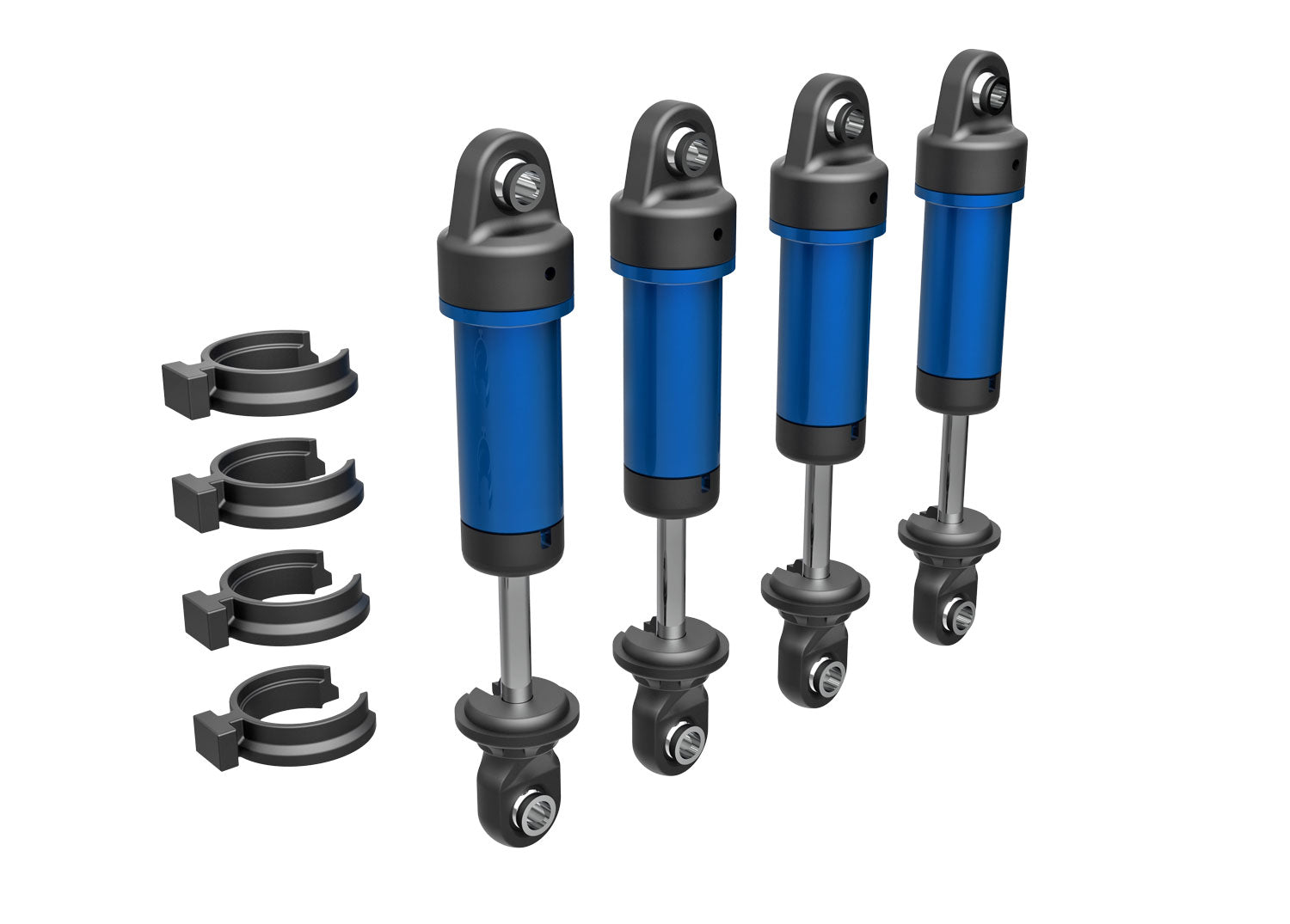 Shocks GTM 6061-T6 aluminum Blue (TRA9764BLUE)