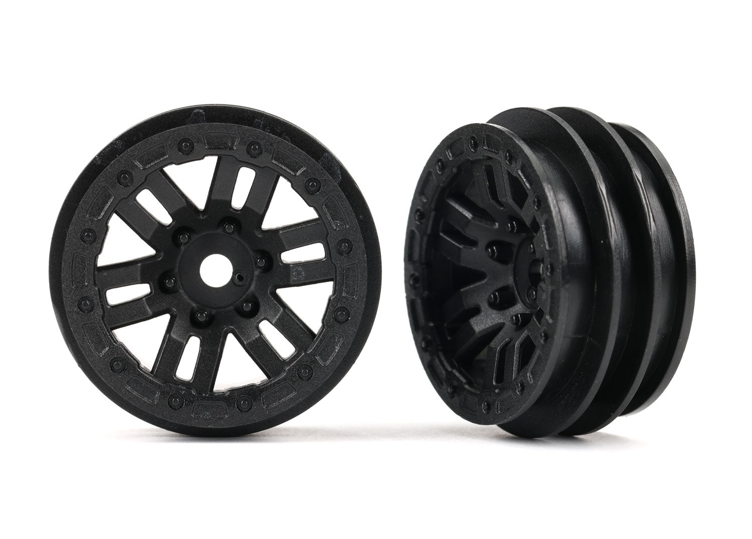 Land Rover Defender 1.0" Black Wheels for TRX-4M (2) (TRA9768)