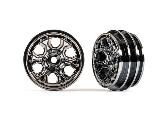 WHEELS BLACK CHRM 1.0 (2) (TRA9770BLKCR)