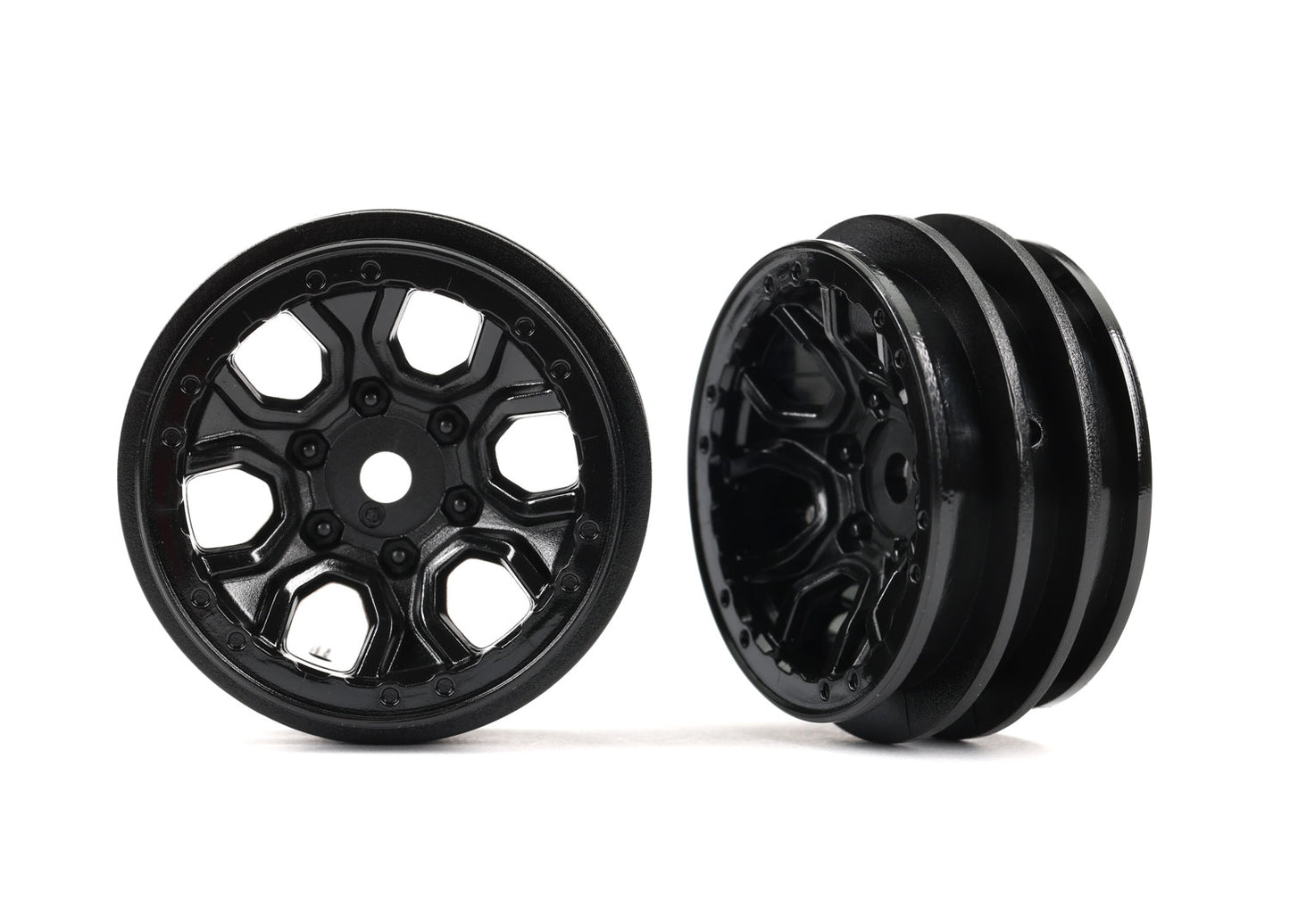 Ford Bronco 1.0" Black Wheels for TRX-4M (2) (TRA9770)
