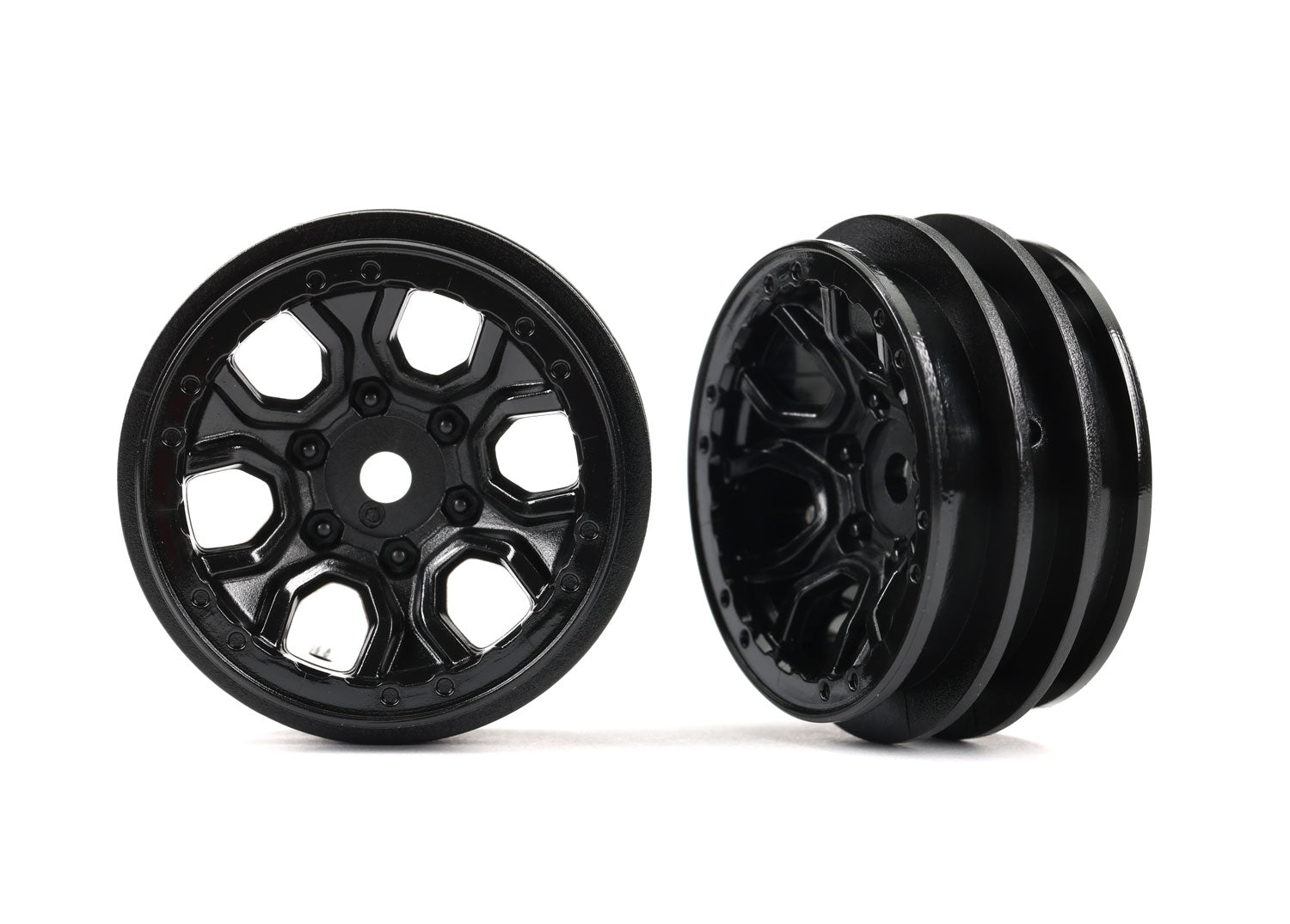Ford Bronco 1.0" Black Wheels for TRX-4M (2) (TRA9770)