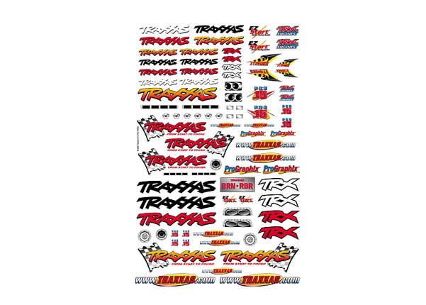 Official Team Traxxas Racing Decal Set (TRA9950)