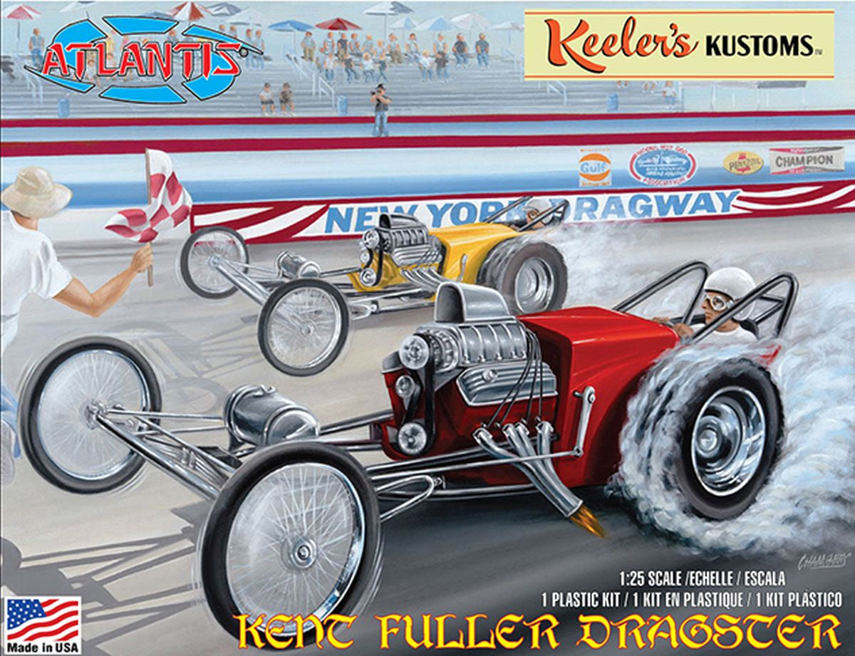 1/25 Keelers Kustom's Kent Fuller Dragster Plastic Model Kit (AAN13103)