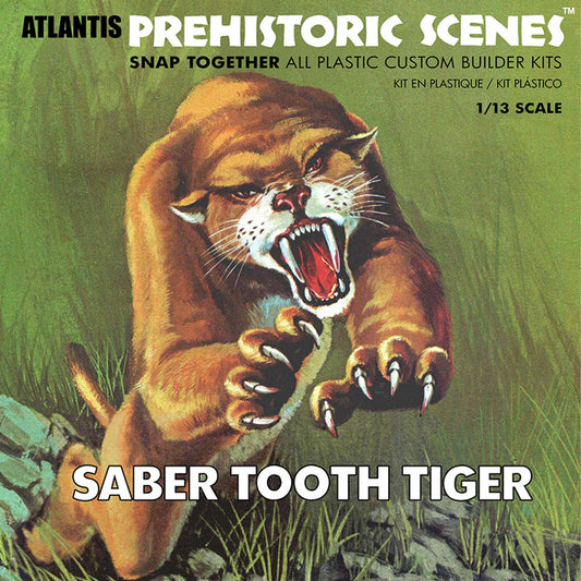 1/13 Sabre Tooth Tiger Plastic Model Kit (AANA733)