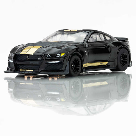 AFX Mustang GT500H Slot Car, Black/Gold (AFX22082)