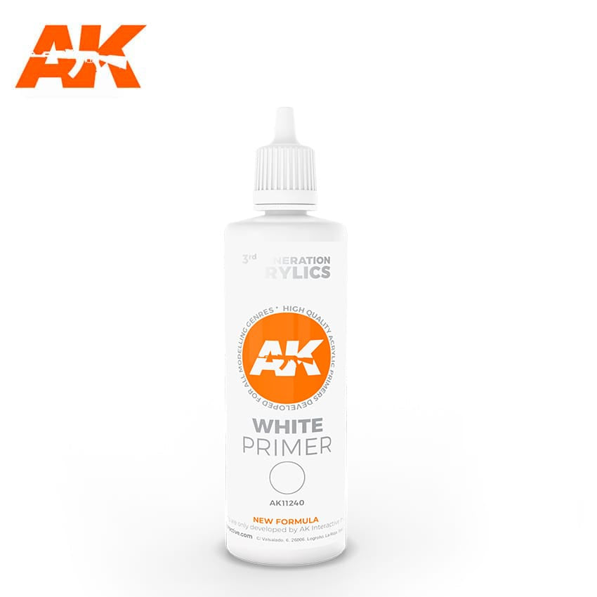 3G White Primer 100ml Bottle (AKI-11240)