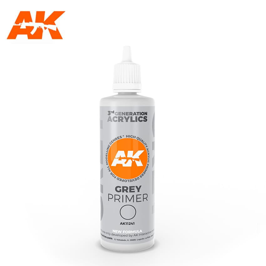 3G Grey Primer 100ml Bottle (AKI-11241)