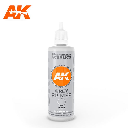 3G Grey Primer 100ml Bottle (AKI-11241)
