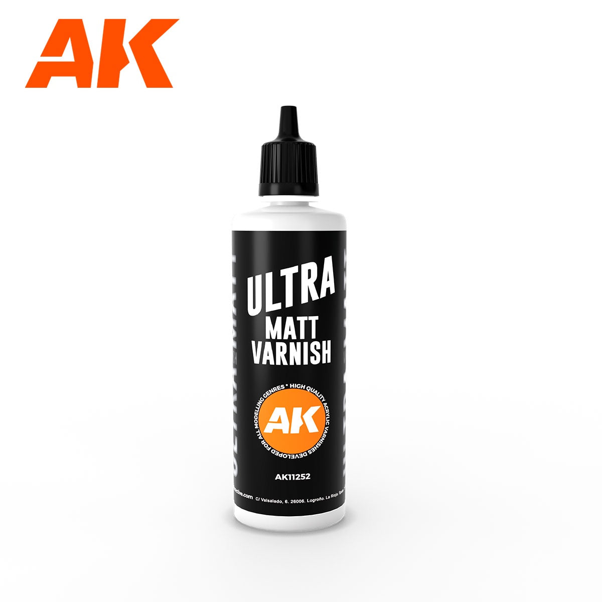 Ultra Matt Varnish 100ml Bottle (AKI-11252)