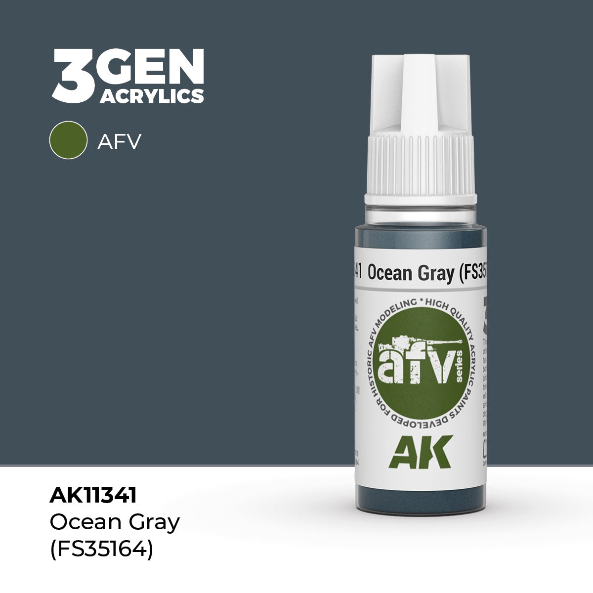 3G Ocean Gray (FS35164) 17ml Bottle Acrylic Paint (AKI-11341)
