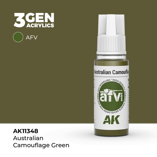3G Australian Camouflage Green 17ml Bottle Acrylic Paint (AKI-11348)