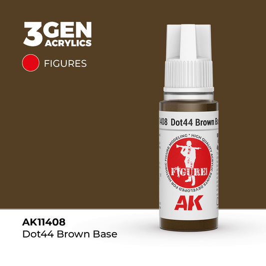3G Dot44 Brown Base 17ml Bottle Acrylic Paint (AKI-11408)