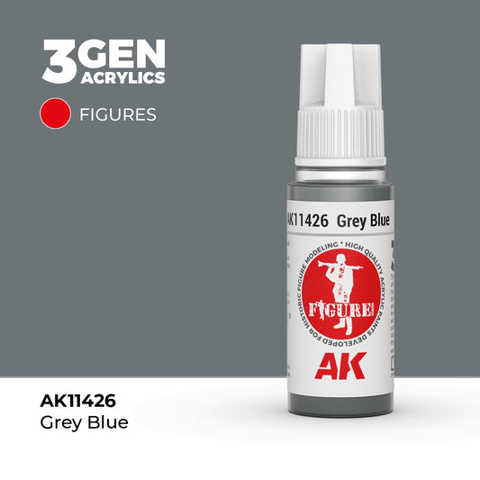 3G Grey Blue 17ml Bottle Acrylic Paint (AKI-11426)