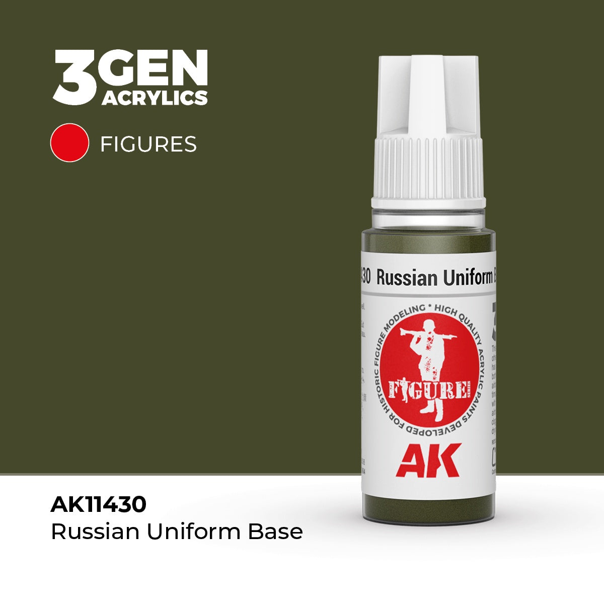 3G Russian Uniform Base 17ml Bottle Acrylic Paint (AKI-11430)