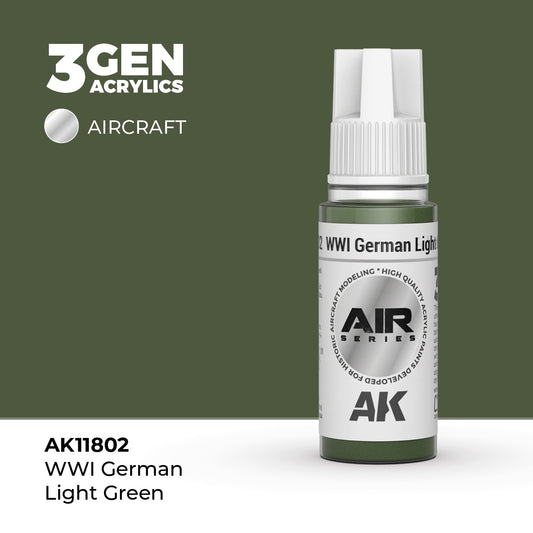 3G AIR WWI German Light Green 17ml Bottle Acrylic Paint (AKI-11802)