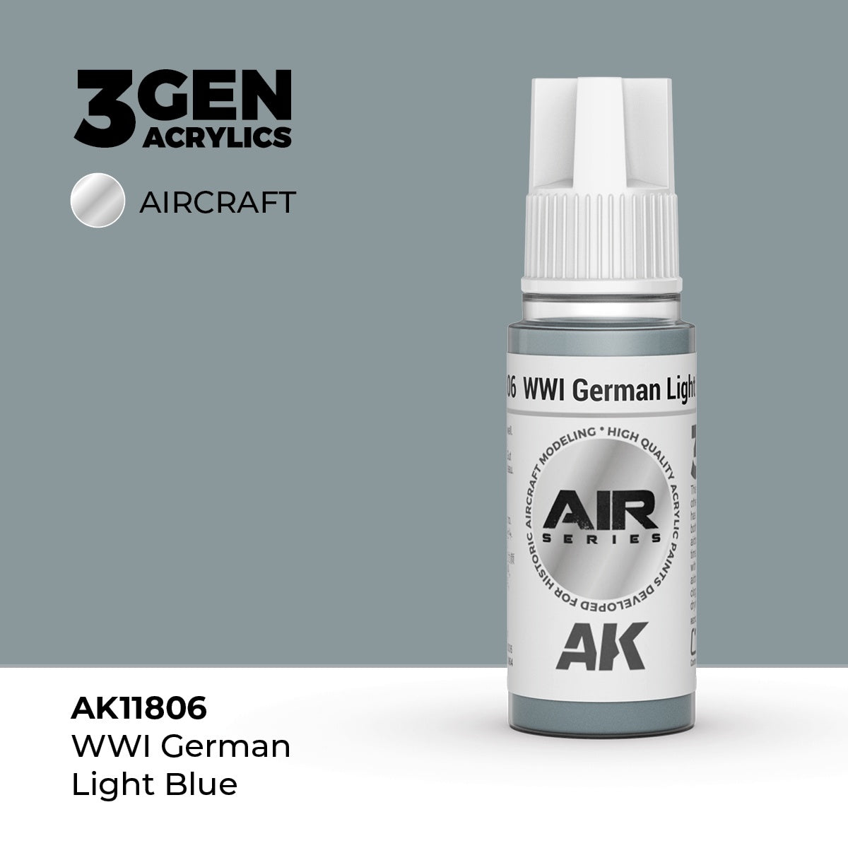 3G AIR WWI German Light Blue 17ml Bottle Acrylic Paint (AKI-11806)