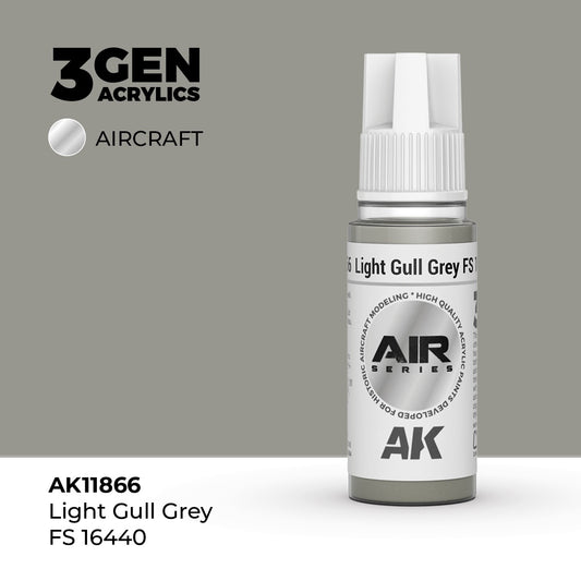 3G AIR Light Gull Grey FS 16440 17ml Bottle Acrylic Paint (AKI-11866)