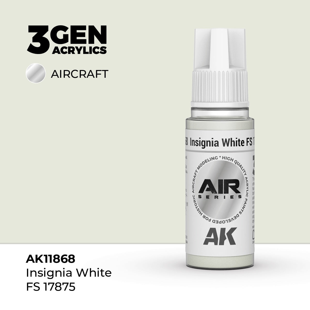 3G AIR Insignia White FS 17875 17ml Bottle Acrylic Paint (AKI-11868)
